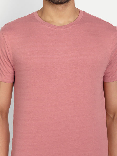 Men's Crew Neck STRUCTURED Tee Steel Grey